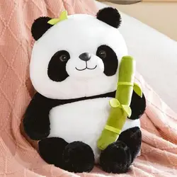 Peluche de panda de bambú Kawaii en forma de tubo acolchado