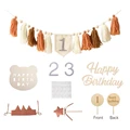 10Pc Brown Tassel