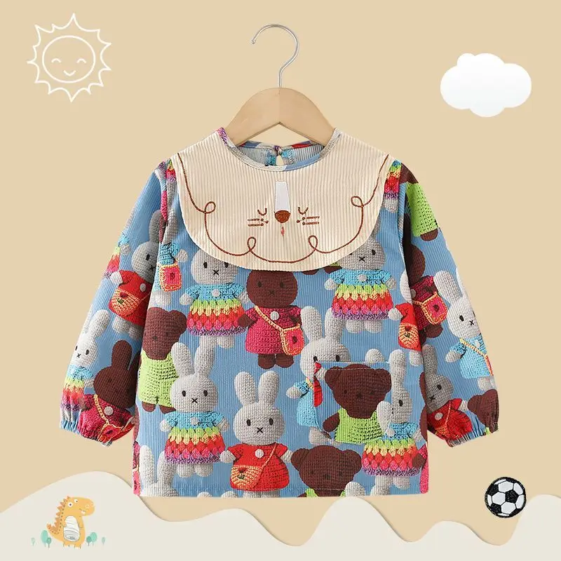Romper suave con babero impermeable para bebé – Confort para comer y jugar - imagen 3