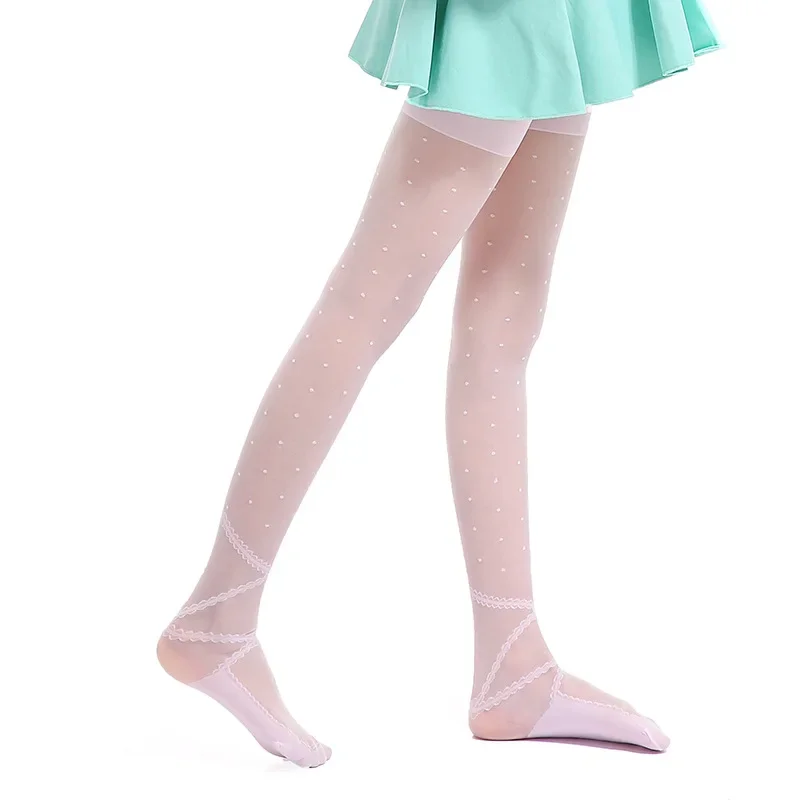 Medias de baile para niñas, medias de Ballet para niñas, pantimedias finas de baile para niños, ropa para niñas - imagen 5