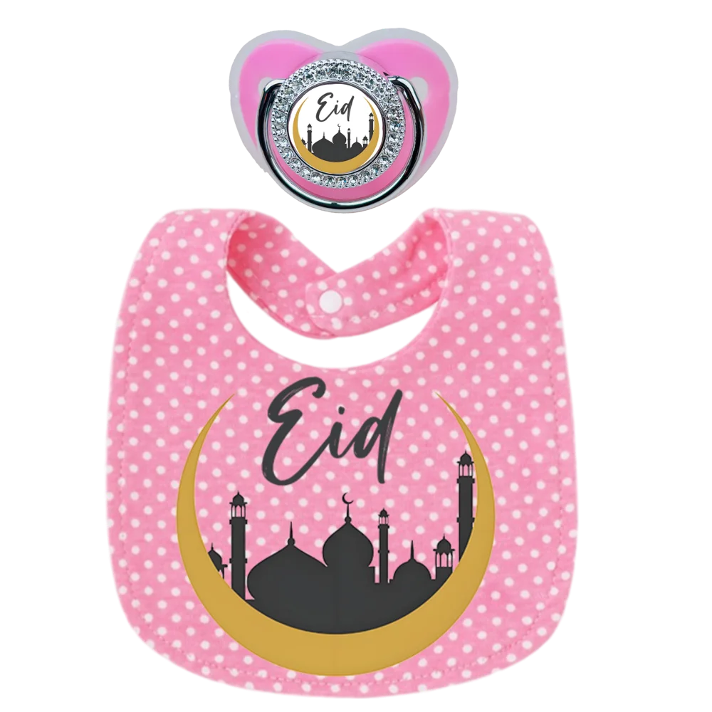 2 juegos de Baberos rosas para bebé, toallas de alimentación para recién nacido, chupetes de alimentación para saliva, juguetes para masticar bucales, paños para eructar en la boca de 0 a 6M - imagen 5