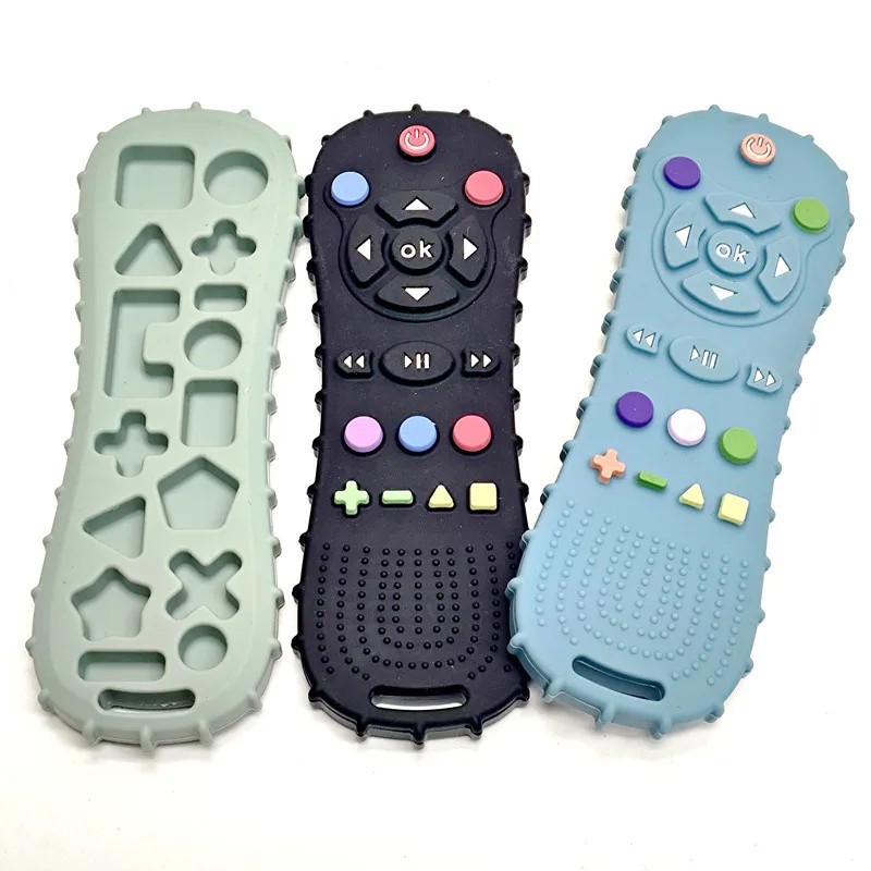 Mordedor dentición silicona bebés con sonido calmante seguro - imagen 2