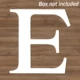 only Letter E No Box