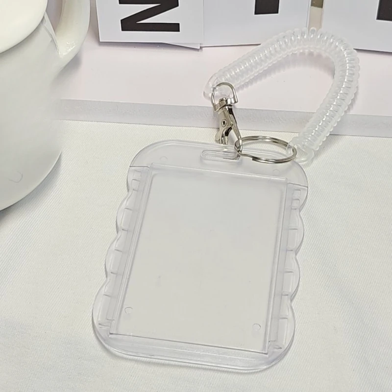Soporte para sesión fotográfica, llavero INS Ins Idol, tarjetero decorativo para tarjetas de identificación de estudiante, fundas para tarjetas para niñas