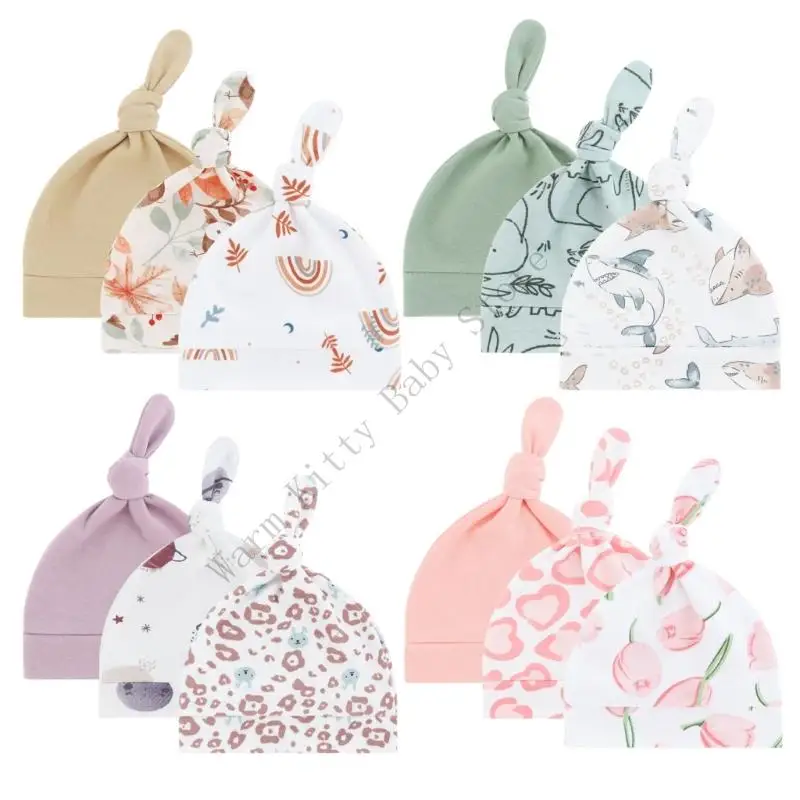 Hombo hospital bebé XXFE Cotton cómodo recién nacidos fetales Gombado anudado - imagen 2