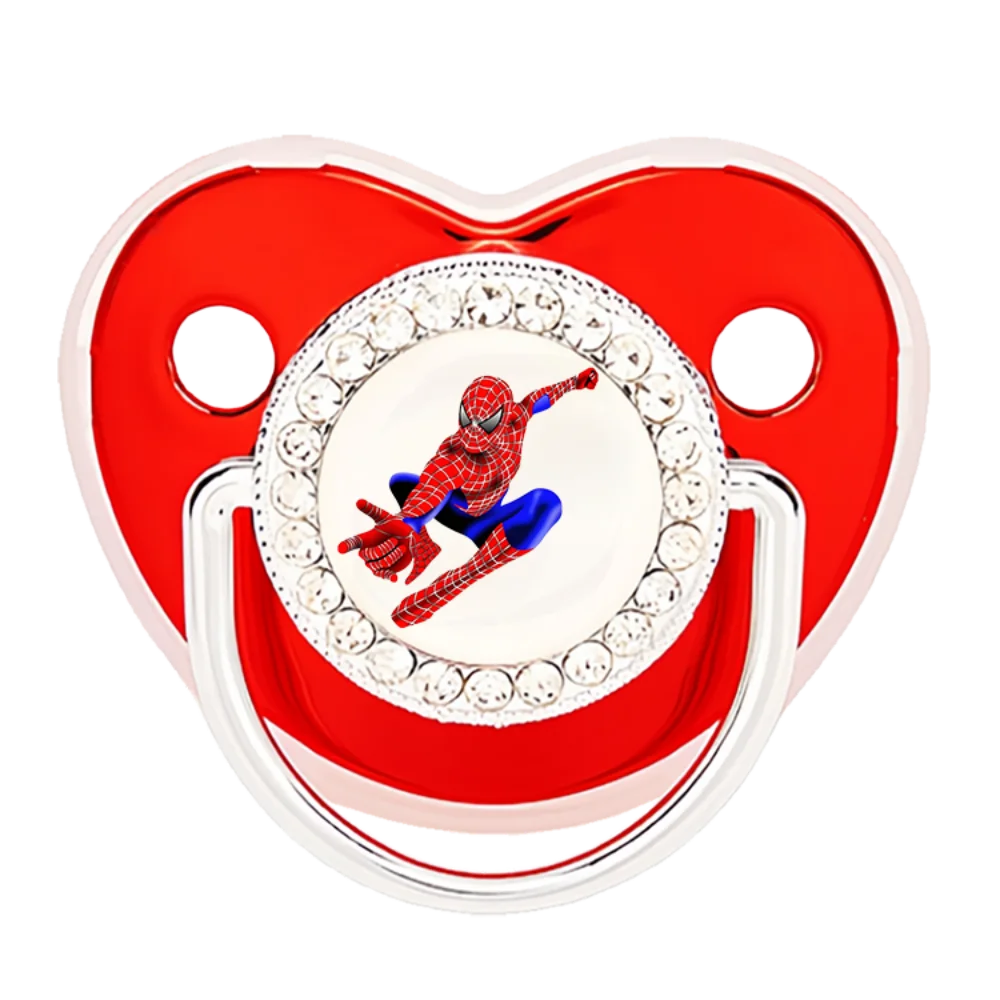 2025 chupete de bebé rojo recién nacido de lujo tetina de silicona chupete tetina de silicona juguete oral para recién nacido regalo de Baby Shower 0-6M - imagen 4