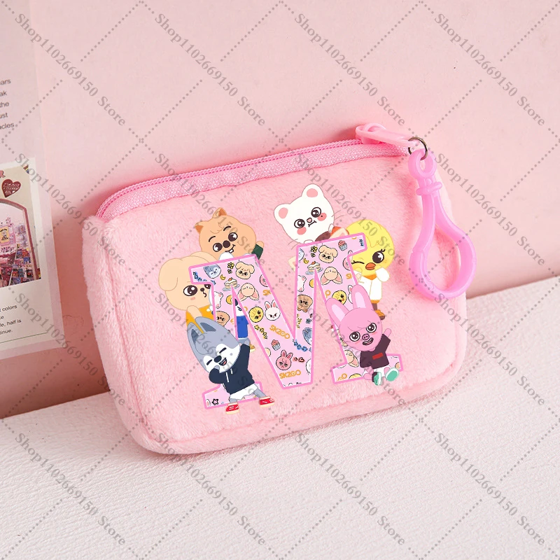 Monedero bonito de dibujos animados para niña, billetera con estampado de Anime SKZ ooed, monedero con cremallera a la moda, bolsa de almacenamiento de accesorios, regalos de navidad 2026