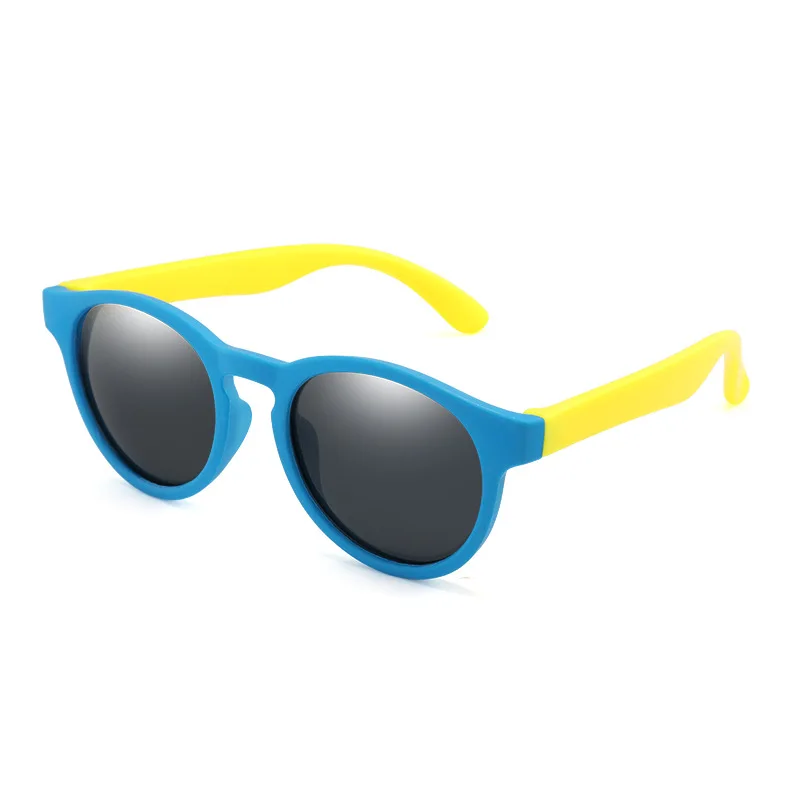 Gafas de sol para niños de silicona polarizadas, redondas - imagen 3