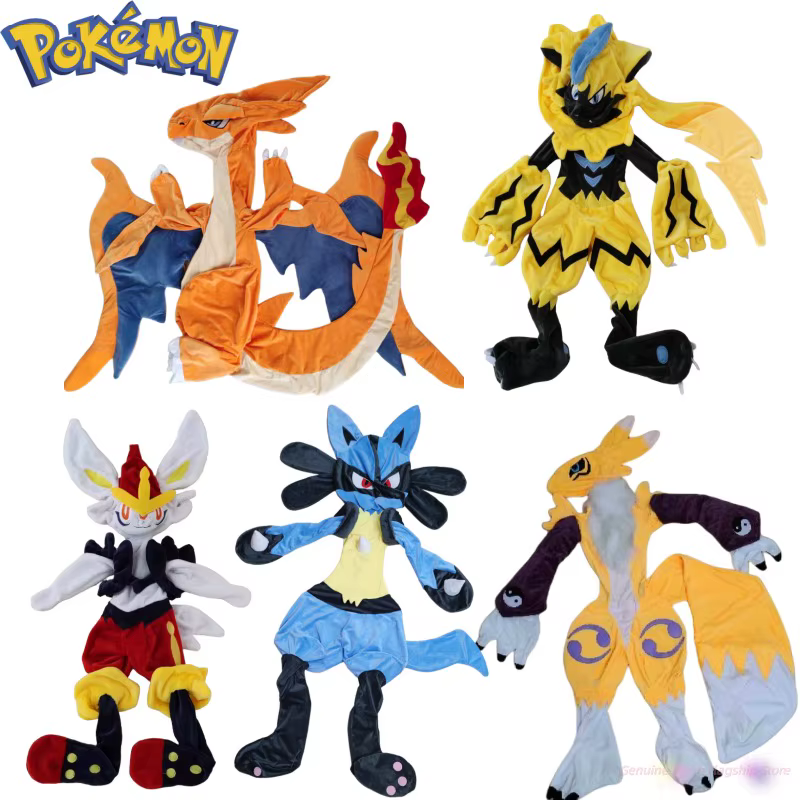 Peluche Pokemon Lucario y Eevee gigante – Felpa suave para niños - imagen 2