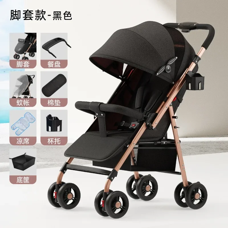 Cochecito ultraligero bidireccional reclinable y plegable - imagen 5