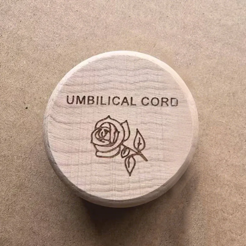 Caja conmemorativa de madera para bebé, pelo Fetal, dientes, cordón Umbilical, caja conmemorativa tallada, regalo para bautizo de recién nacido, caja de cordón Umbilical - imagen 4