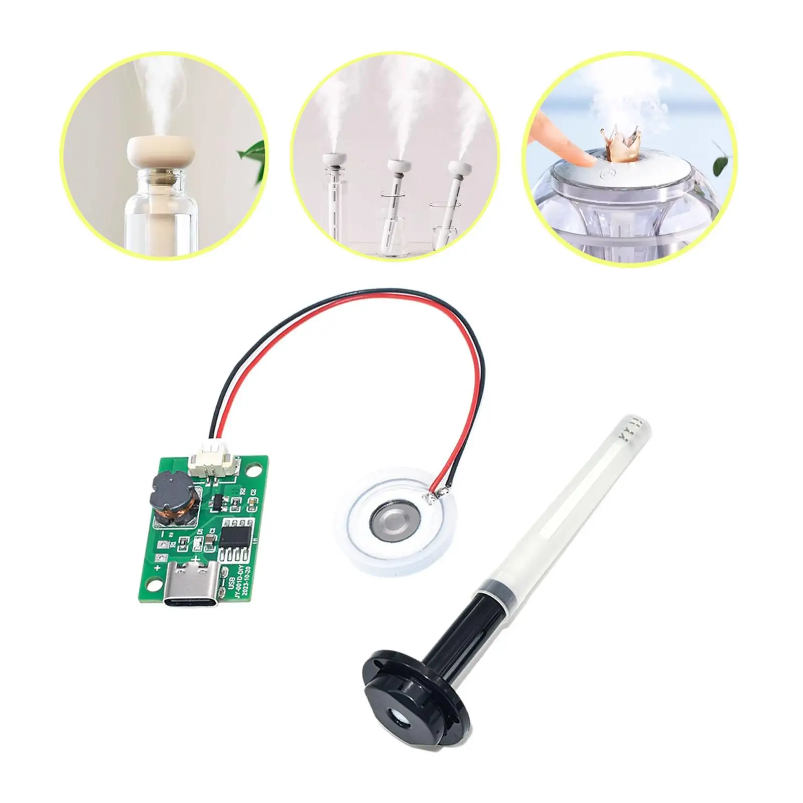 Circuit Board Mini Oscillating for Perfume Atomizer Fogger Easily Install Mist Atomizer Good Performance Atomization Disc 1Set