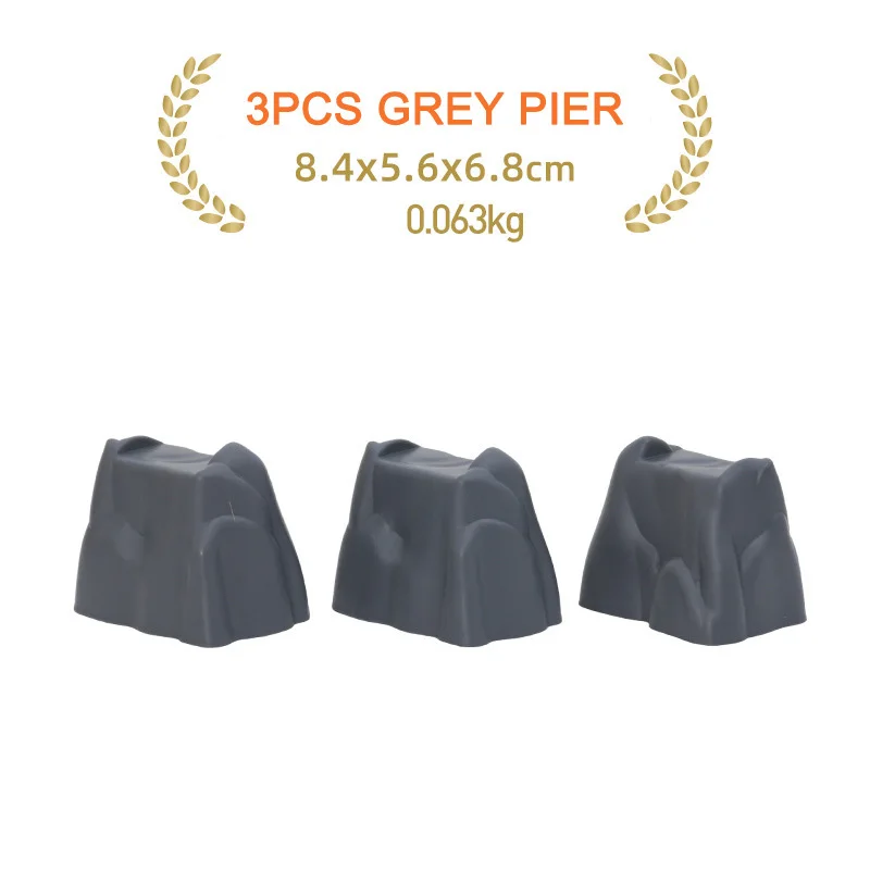 3pcs Grey Pier