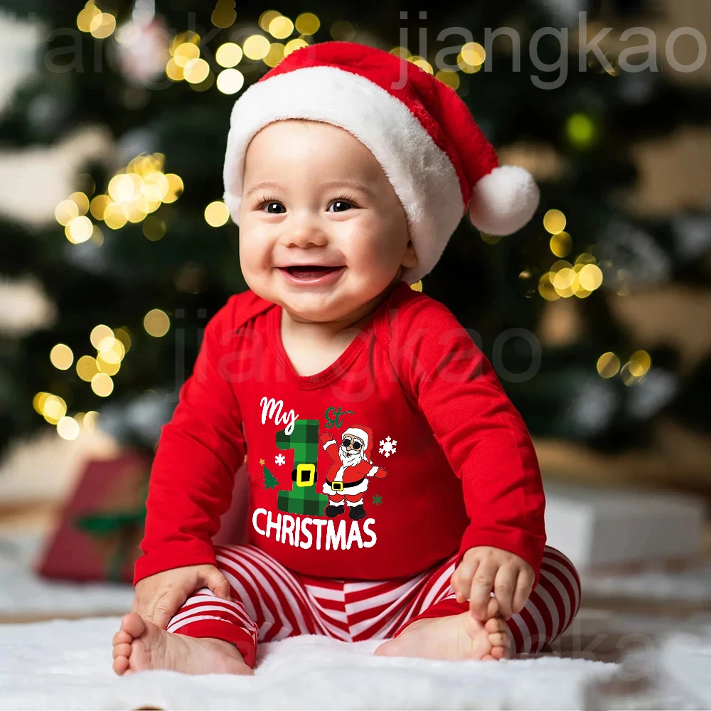 Pelele algodón Papá Noel para bebé – Mi primera Navidad - imagen 2