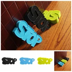 Topes de silicona para puertas con señal de parada Seguridad infantil