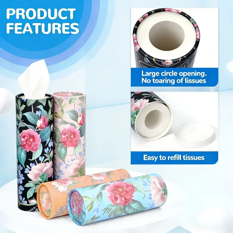 Dispensador de pañuelos para coche reutilizable – Portapañuelos práctico - imagen 4