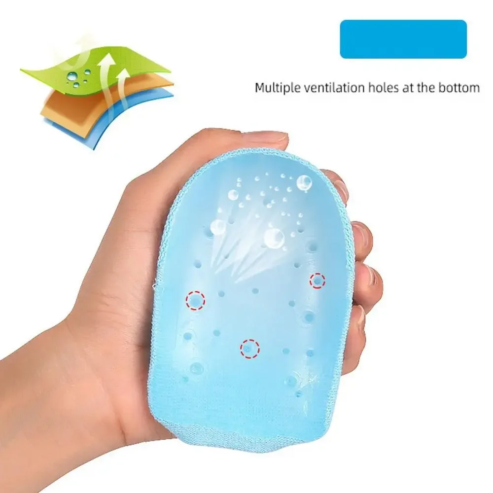 Calcetines deportivos invisibles Rizzsoles altura máxima SEBS elevador de zapatos grueso antideslizante 2,5/3,5 cm cubierta de talón mujeres hombres - imagen 5