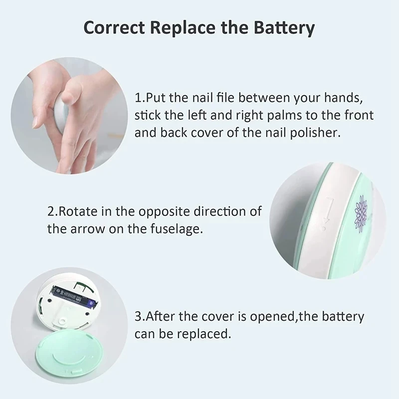 Set manicura bebé cortauñas eléctrico y tijeras - recién nacido - imagen 3