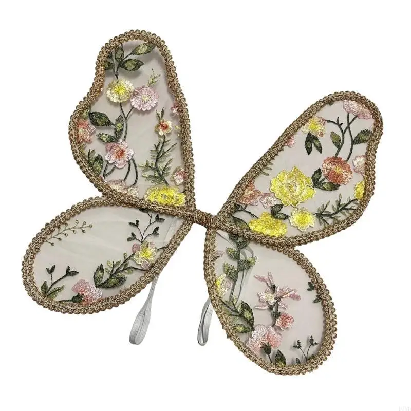 D7YD mariposa atractiva para niños, encaje suave para evento temático memorable