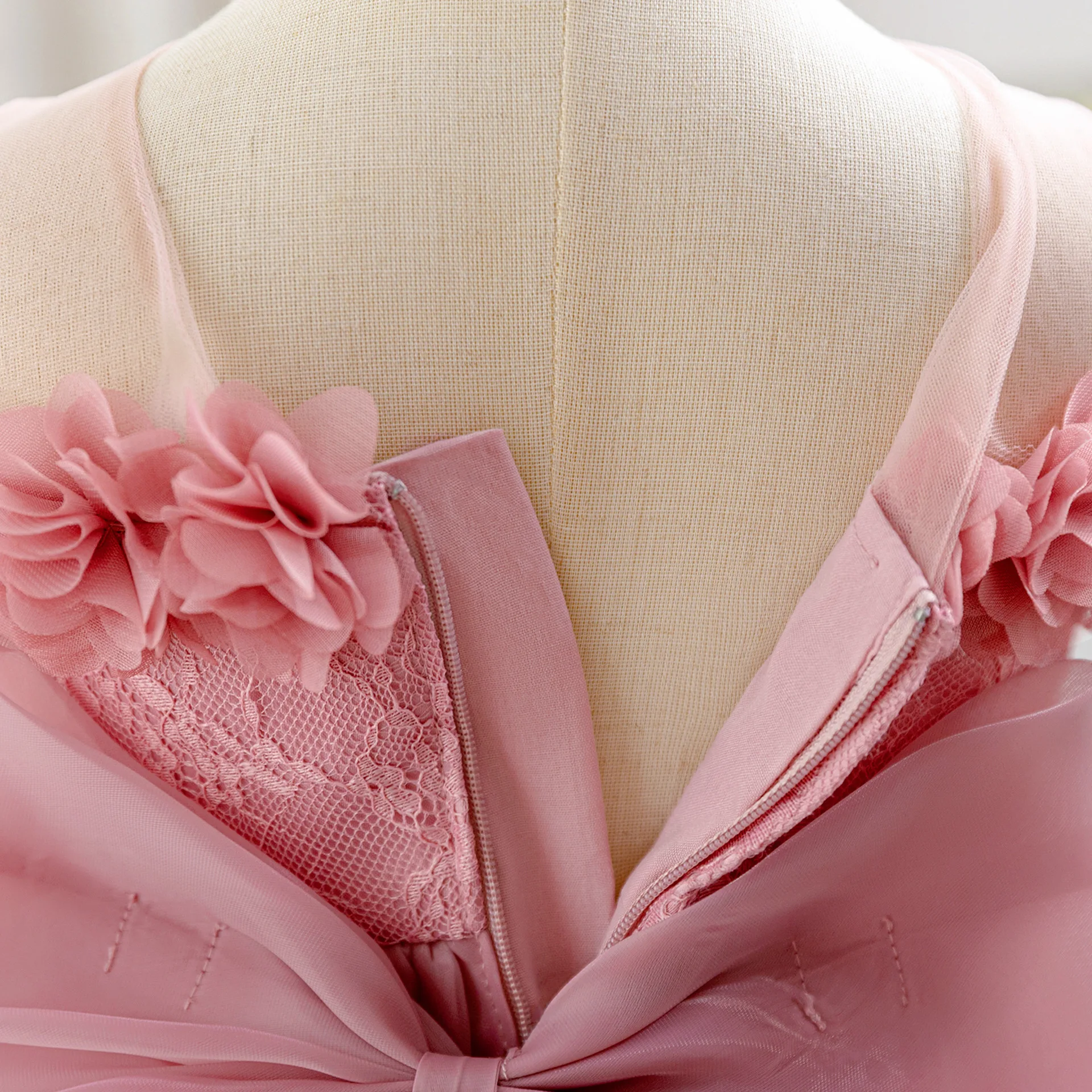Somenie Vestido de Princesa de Tul con Falda Abullonada para Bebés - imagen 5