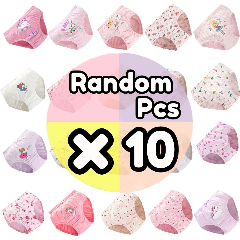 Braguitas de algodón para niñas con estampados infantiles suaves - imagen 4