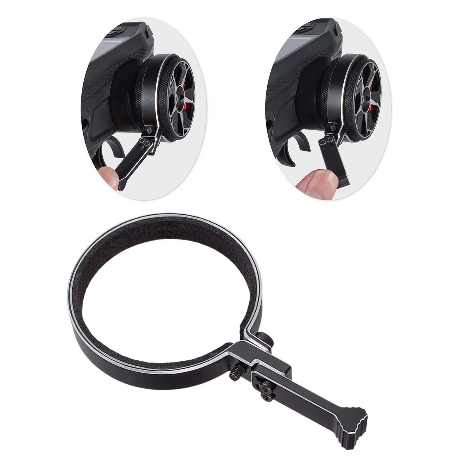 RC Controller Steering Wheel Trigger Aluminum Alloy Transmitter Adapter