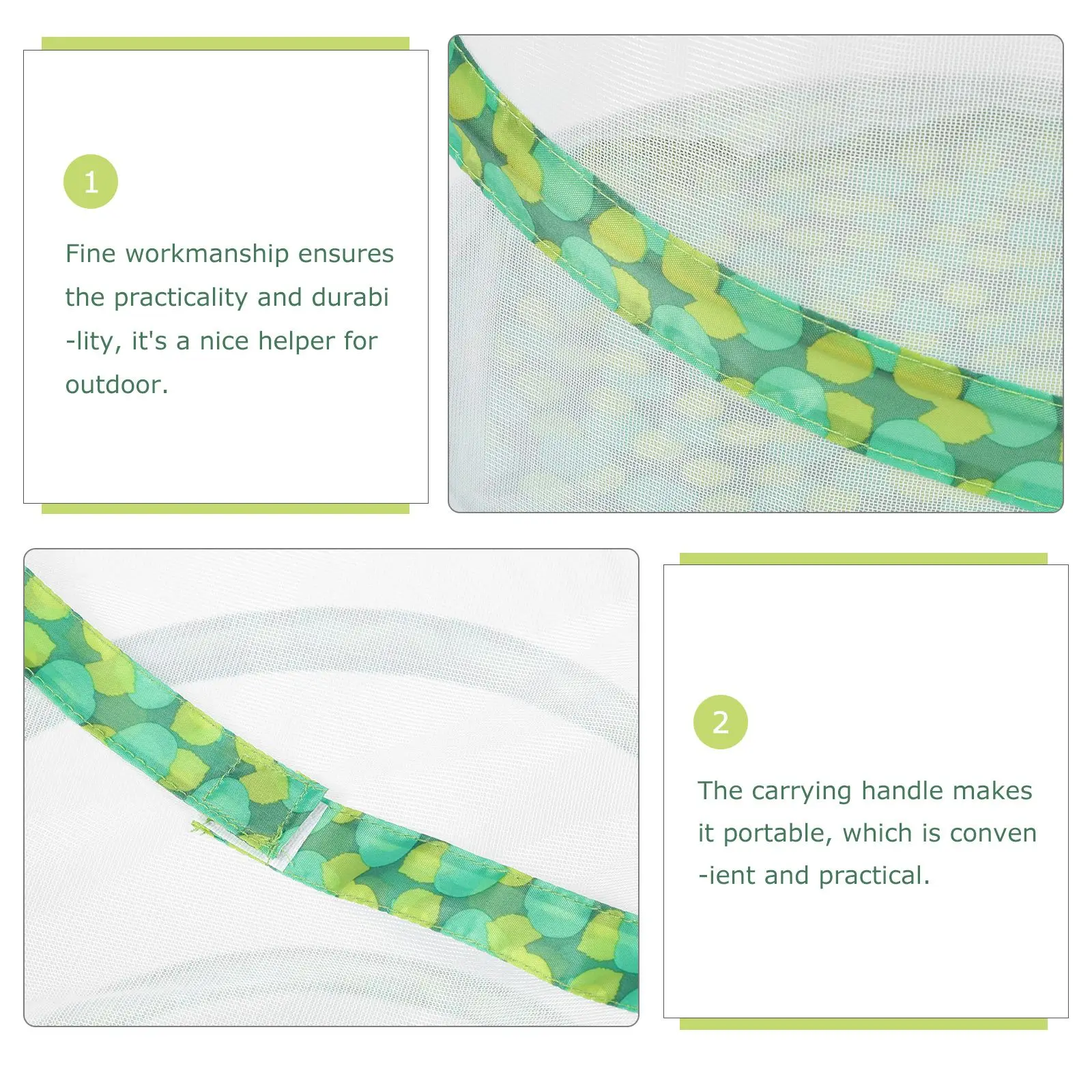 Contenedor de cría de insectos, jaula transpirable para niños, terrario de colección de insectos al aire libre, caja de insectos portátil de tamaño compacto, malla de poliéster - imagen 2