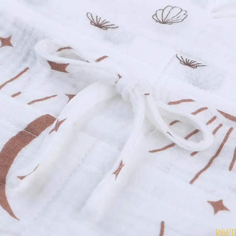 Bolsa organizador cabecera R6FD bolsas para colgar para bebés Bolsas almacenamiento pañales cabecera múltiples - imagen 4