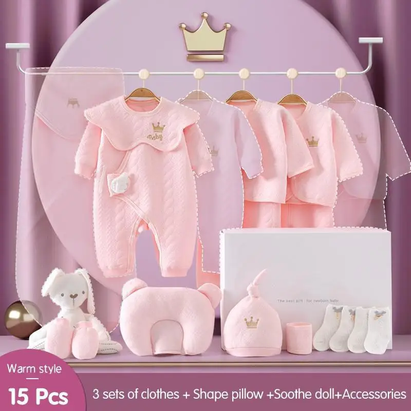 15 pcs pink thick