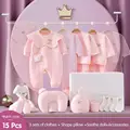 15 pcs pink thick