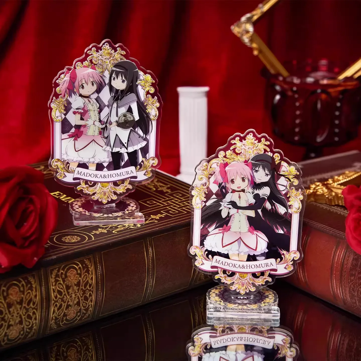Waigua Puella Magi Madoka Magica figura acrílica doble personaje anime - imagen 4