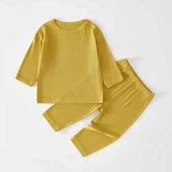 ropa verano recién nacido conjunto tops manga larga pantalón