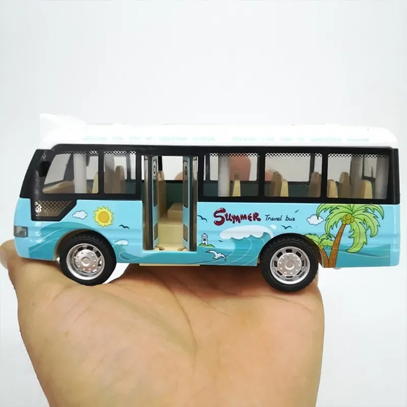 Autobús urbano de juguete para niños – Sonido, luces, puertas abiertas - imagen 3