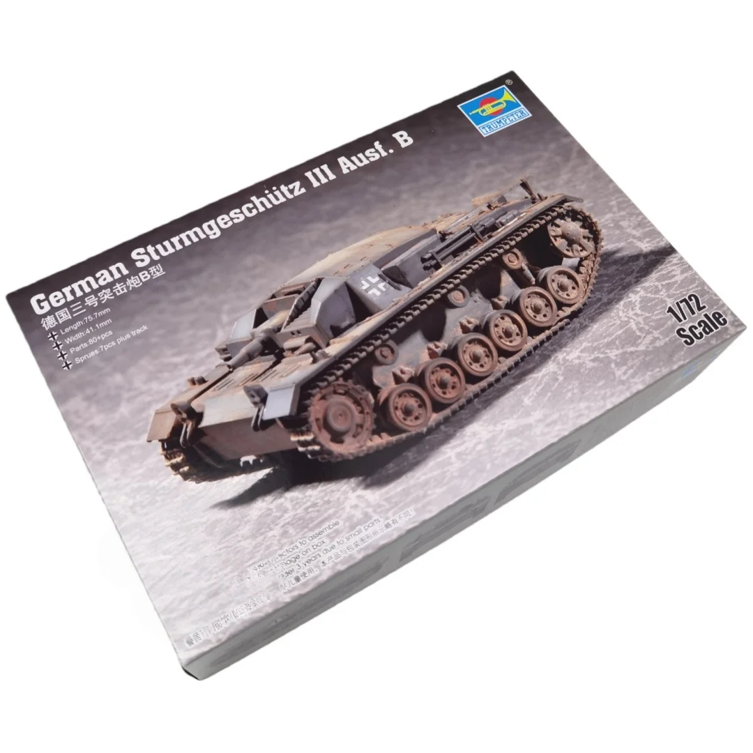 TRUMPETER 1/72 Alemán StuG III Ausf. Modelo de rompecabezas de ensamblaje de plástico de tanque B - imagen 3