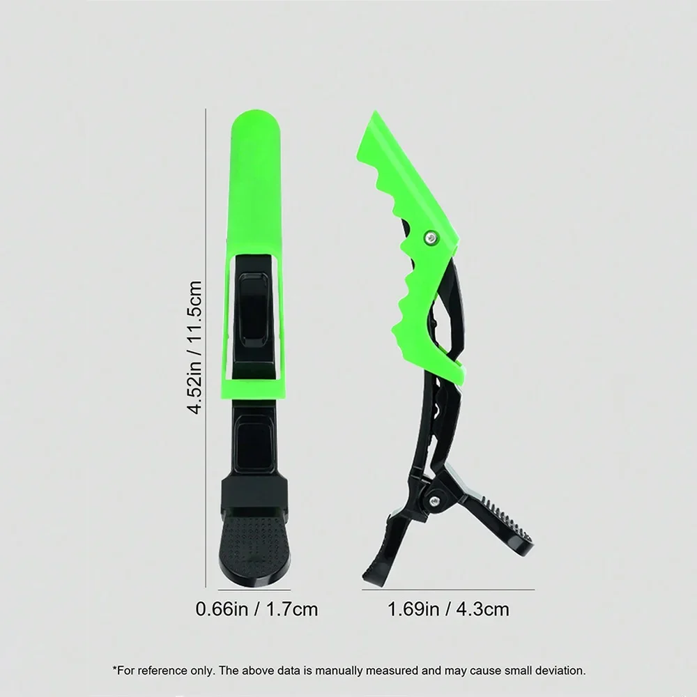 Pinzas de cocodrilo, pasadores de sección, peluquero, 6 uds., herramientas de estilismo antideslizantes para peluquería, accesorios de bricolaje para salón profesional - imagen 3