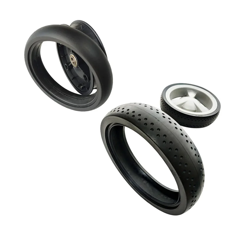 Neumático de rueda de cochecito para rueda de 13,5 CM, 15CM, 18CM, 20CM, 23CM, Compatible con Yoya Yoyaplus, Uppababy Cruz V2, serie, accesorios para cochecito