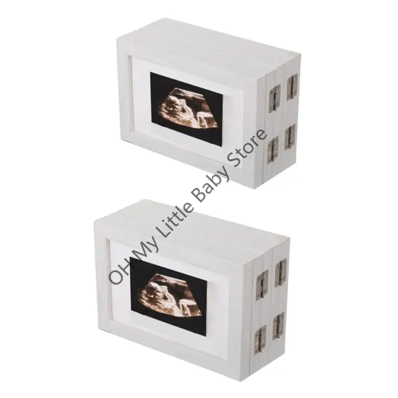 M76C 5 marco imagen plegable para ecografía, pantalla múltiples imágenes, decoración segura para guardería