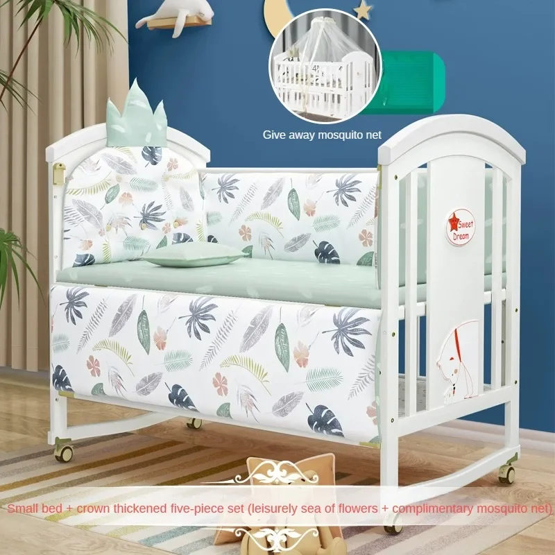 small bed - leaves