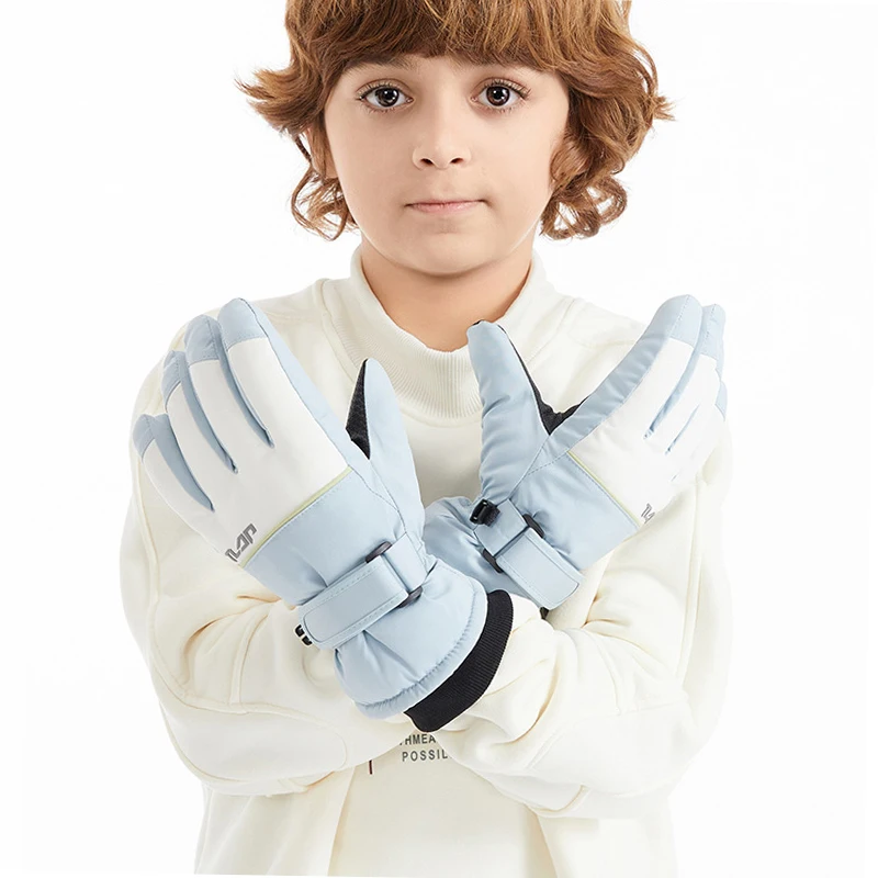 Guantes de esquí impermeables infantiles con calidez y buen agarre - imagen 2