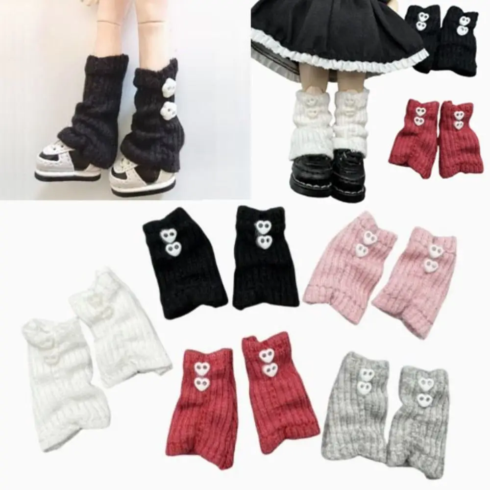 Ropa de princesa, calcetines tejidos de 5 colores, tubos de calcetines apilables, Mini ropa, calcetines apilables para muñecas OB11 1/11 - imagen 2