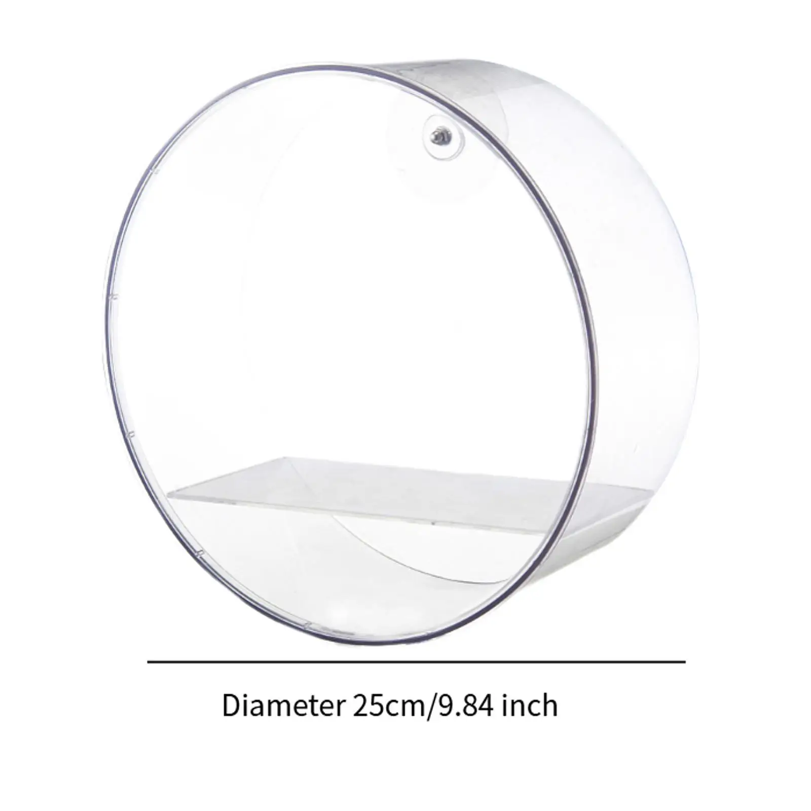 Figure Display Storage Wall Mount Plant Holder Stackable Clear Display Case