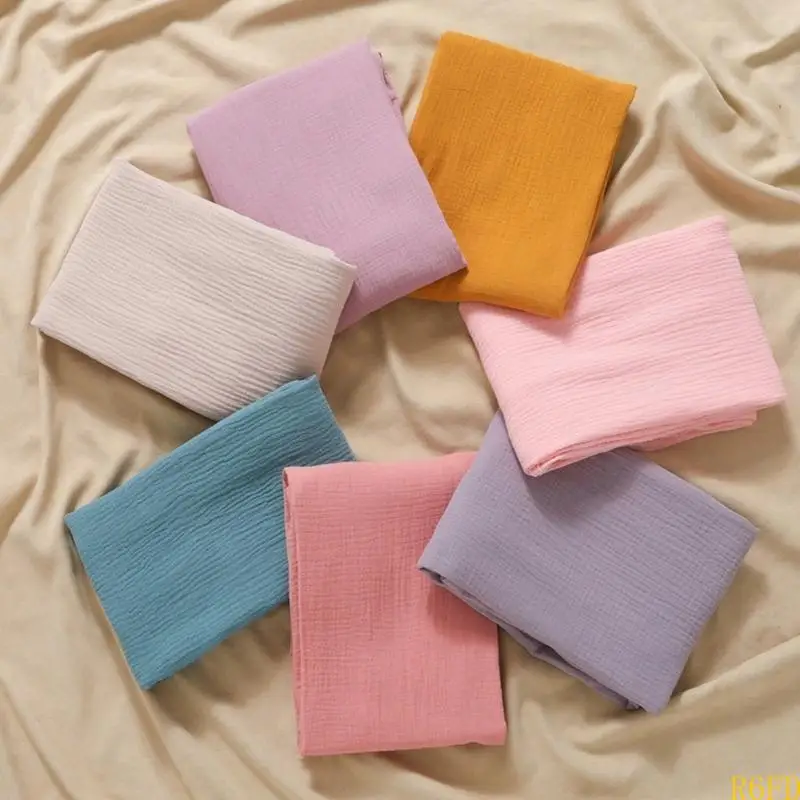 R6FD Color sólido Baberos Baberos Baby Saliva Toalla Turban - imagen 4