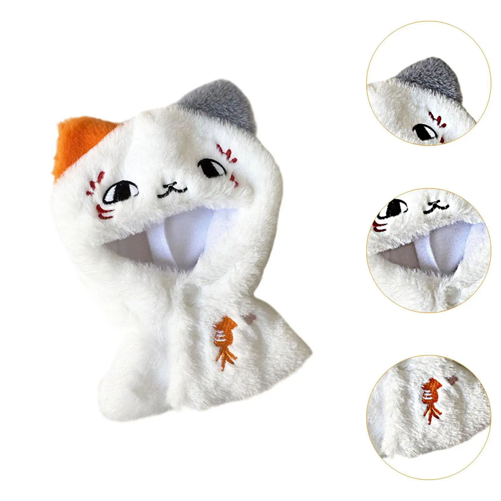 Pendant Doll Hoodie Cloak Clothing Doll Outfits Loose Shawl for 17cm Pretend Play Toy Scene Photo Prop Girl Gifts Child Toy