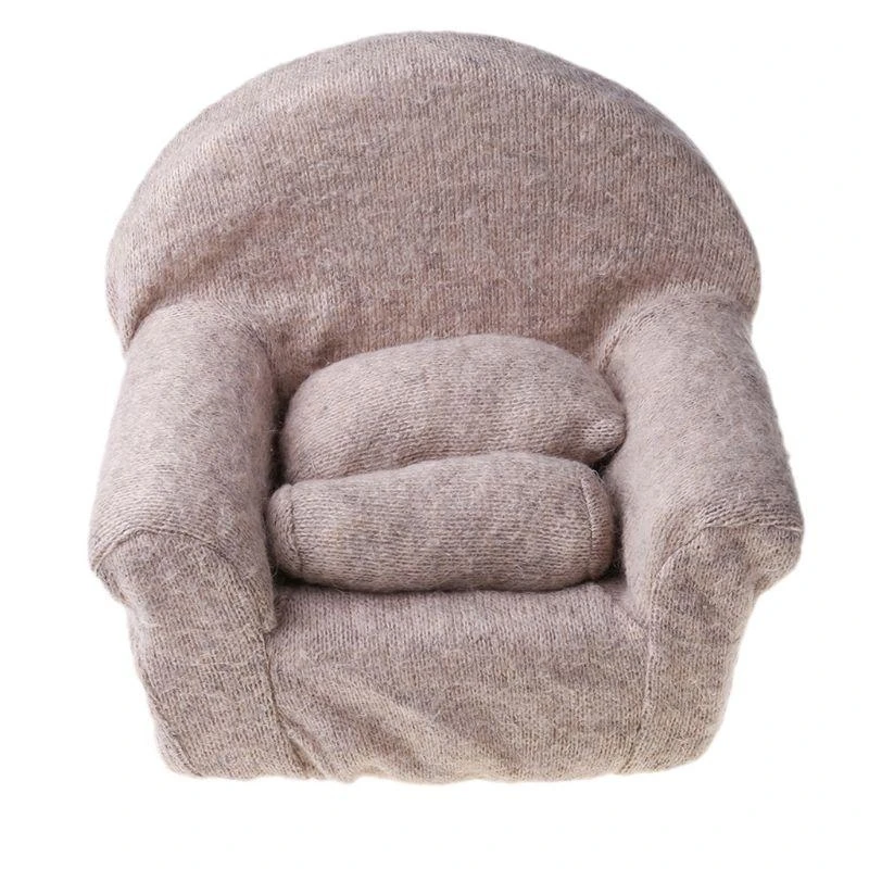 M76C 3 uds accesorios fotografía recién nacido bebé posando sofá almohada conjunto silla para fotografía infantil - imagen 4