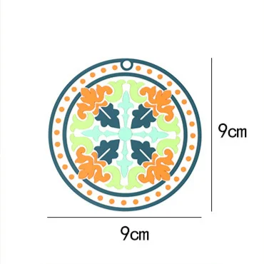 Small circular blue