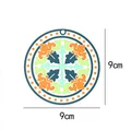 Small circular blue