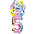 17pcs balloons 5