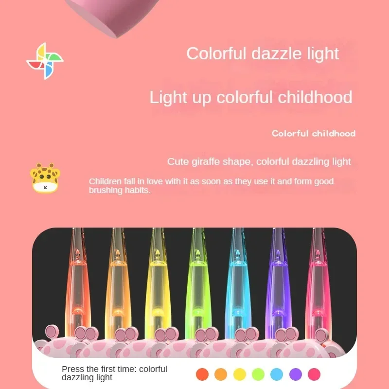 Cepillo de dientes eléctrico sónico para niños, cabeza de cepillo de dientes ultrasónico, reemplazo de cepillo de dientes, dibujos animados - imagen 5