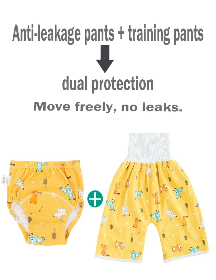 Pañal de entrenamiento lavable impermeable reutilizable para bebés - imagen 5