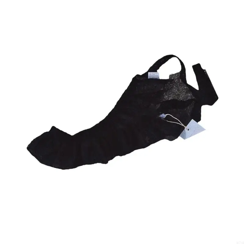 Preciosa falda en capas D7YD para niñas con delicado diseño encaje, cortina apilable para pedos bebé para uso diario y - imagen 5